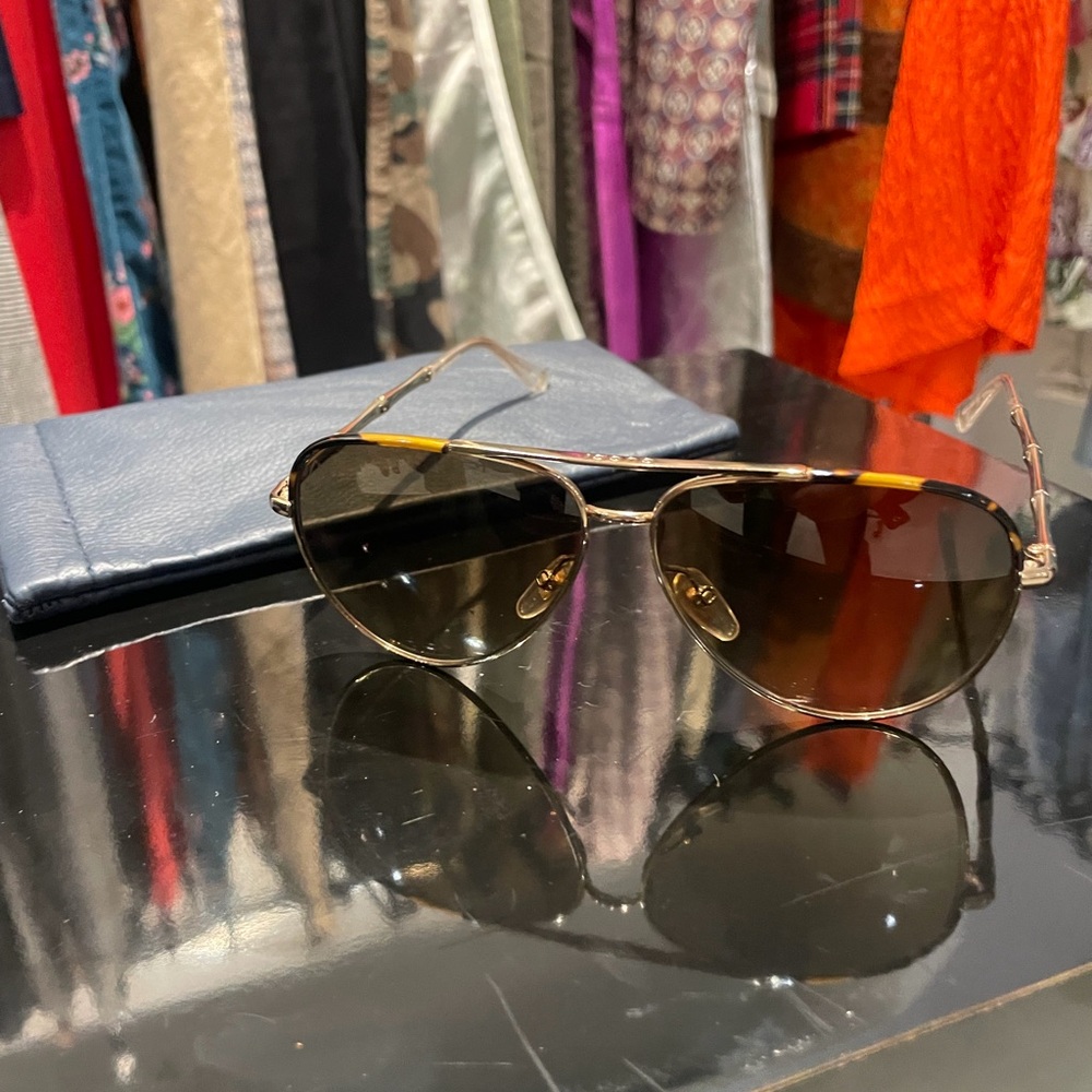 Gucci Bamboo Aviator Sunglasses Gold Tortoise GG2235/S